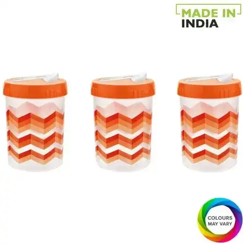 Asian Turn & Lock Airseal Jar 600ml (3 pcs set)