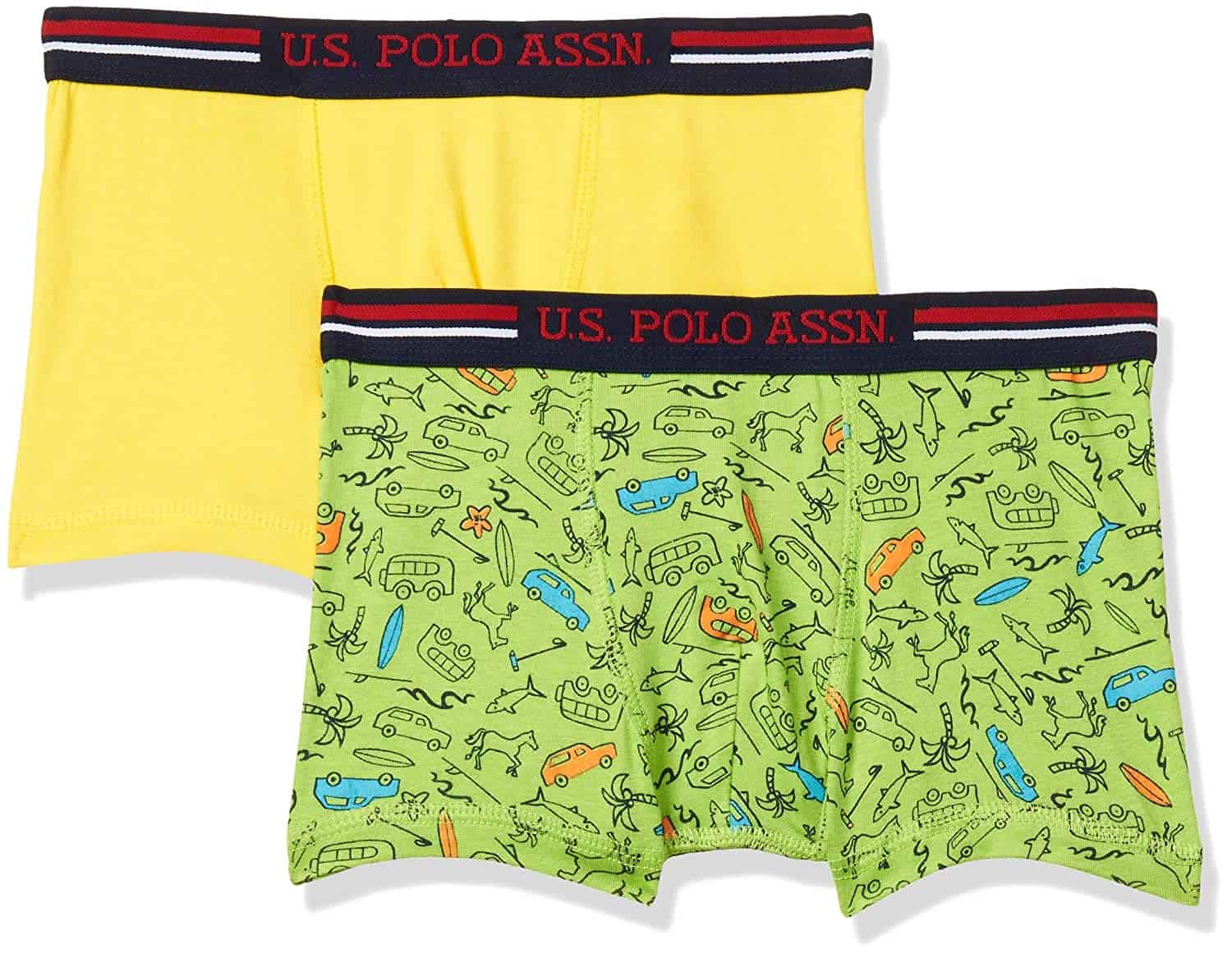 US POLO ASSN. KIDS COTTON STRETCH TRUNK (IKTBOE)