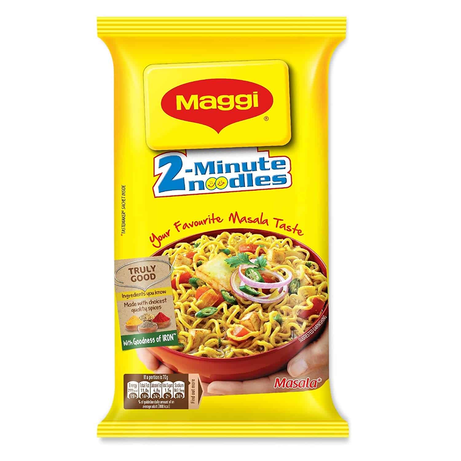Maggi 2-Minute Instant Masala Noodles, 140g