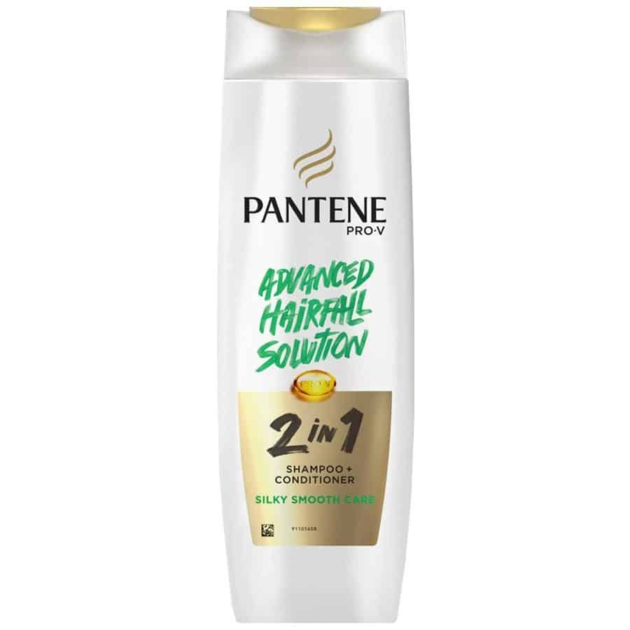 Pantene 2 in 1 Silky Smooth Care Shampoo + Conditioner, 340ml