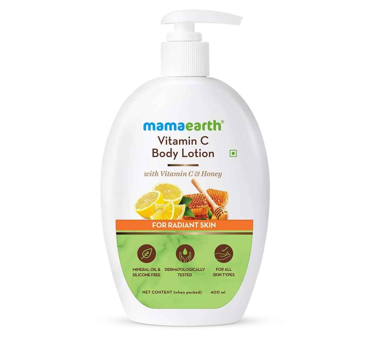 Mamaearth Vitamin C Body Lotion for Radiant Skin