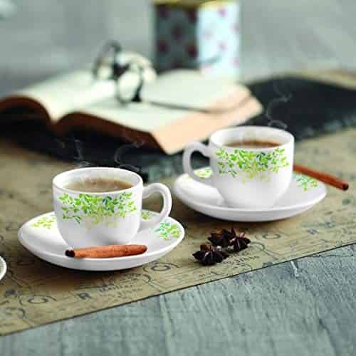 Cello Royale Costa Tea Cup and Saucer Set (6cl Cup, 12pcs)