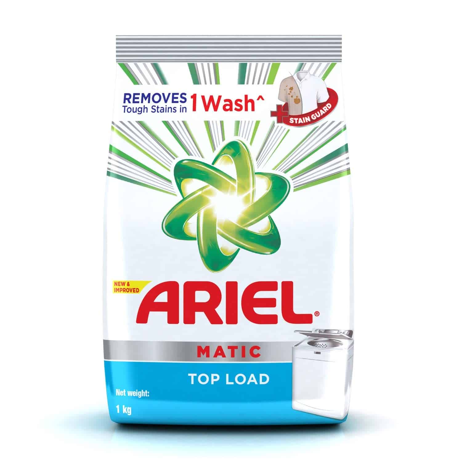 Ariel Matic Top Load Detergent Washing Powder, 1 Kg