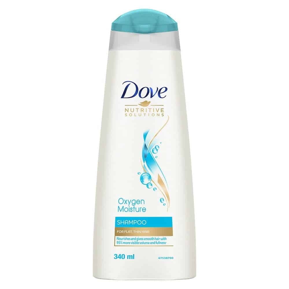 Dove Oxygen Moisture Shampoo, 340ml