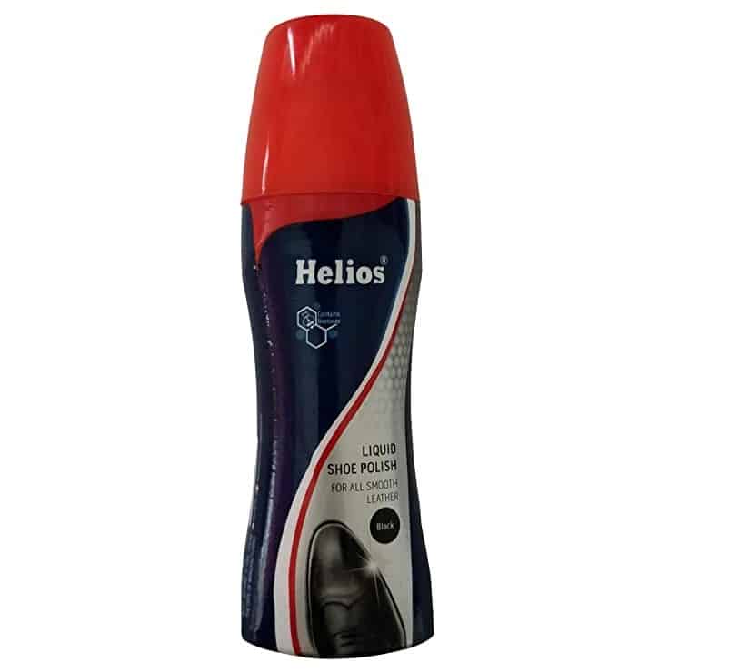 Helios Liquid Shoe Polish - 80ml (Black)