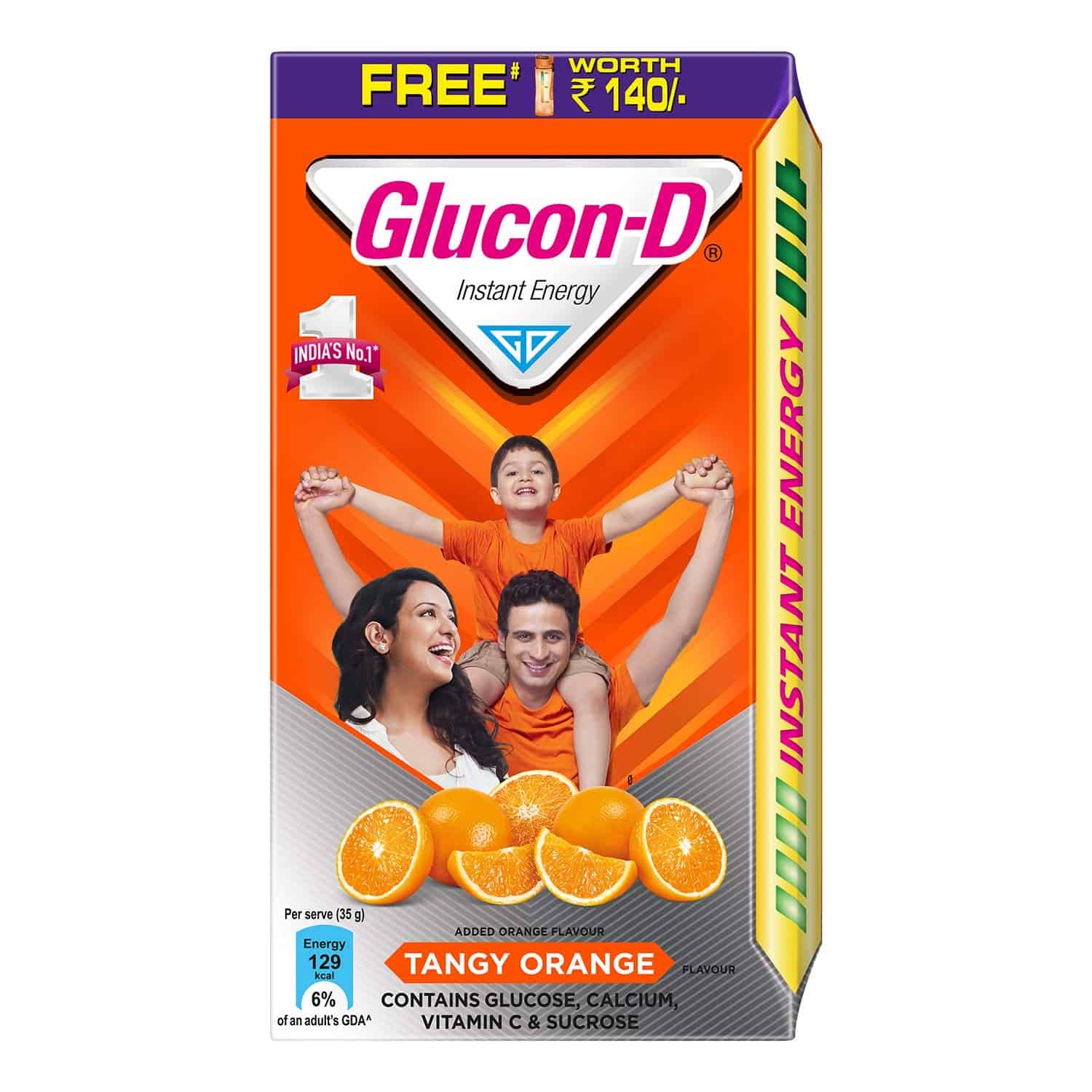 Glucon-D Tangy Orange Instant Energy Health Drink