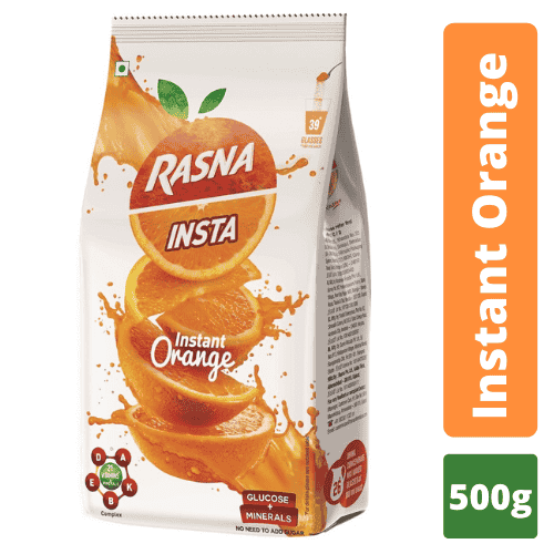 Rasna Instant Orange Drink Mix 500g