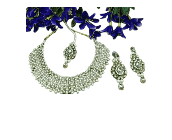 Allure Glittering Metal Jewellery Sets