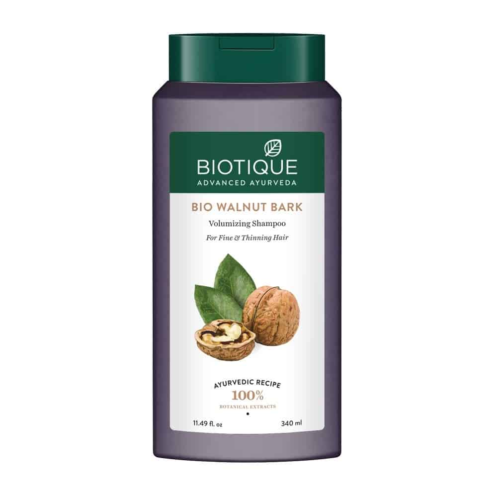 Biotique Bio Walnut Bark Volumizing Shampoo for Fine & Thinning Hair, 340ml