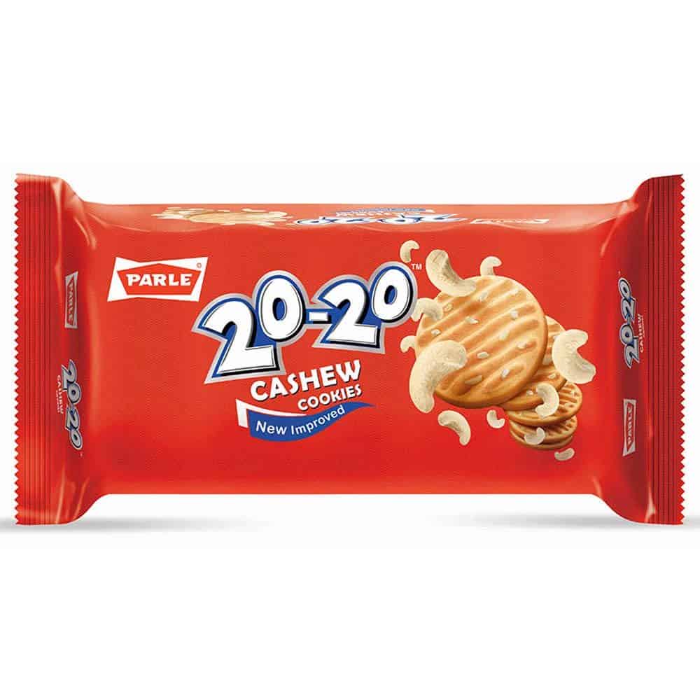 Parle 20-20 Cashew Butter Cookies