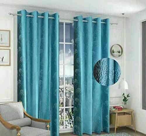 Elegant Versatile Ployester Solid Curtains & Sheers ,Pack of 2
