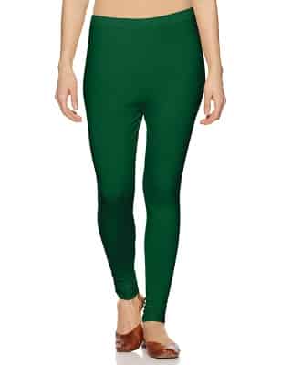 Lux Lyra Women's Leggings Green Ankle Length Leggings