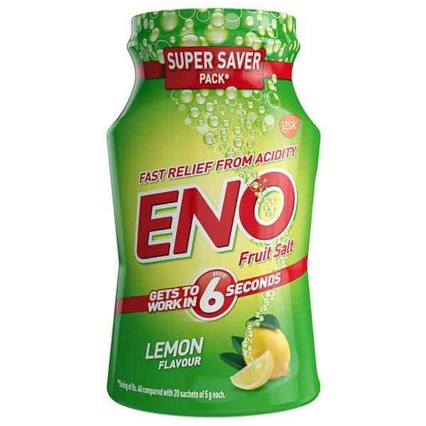 Eno Fruit Salt Lemon - Jar Pack, 100g