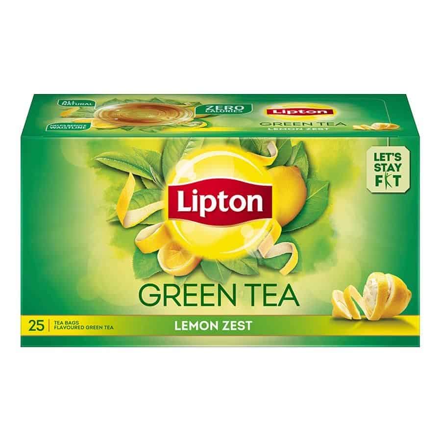 Lipton Green Tea Lemon Zest, 25Bags
