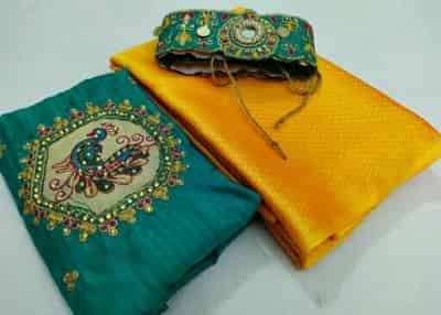 Women's chiffon Blouse Silk Sarees