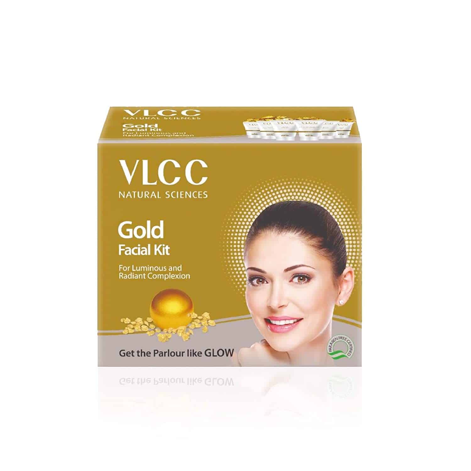 VLCC Facial Kits (VLCC Natural Sciences Gold Facial Kit for Luminous and Radiant Complexion 60g)