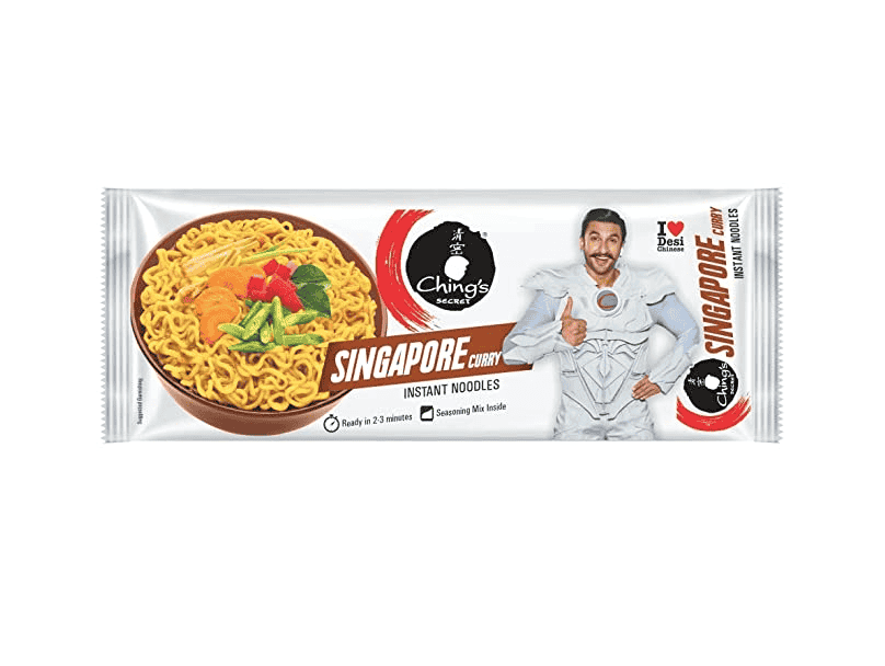 Ching's Secret Instant Noodles - Singapore Curry, 240g Pouch