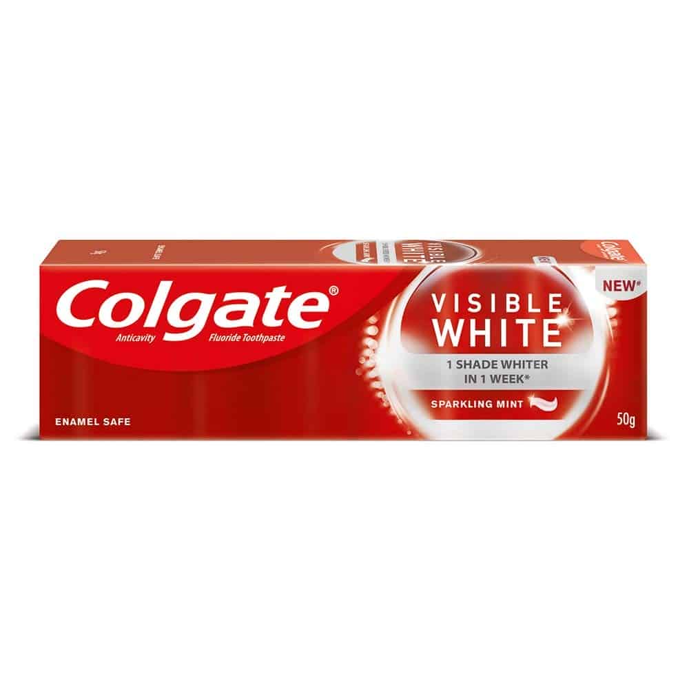 Colgate Visible White Instant Toothpaste, 50g