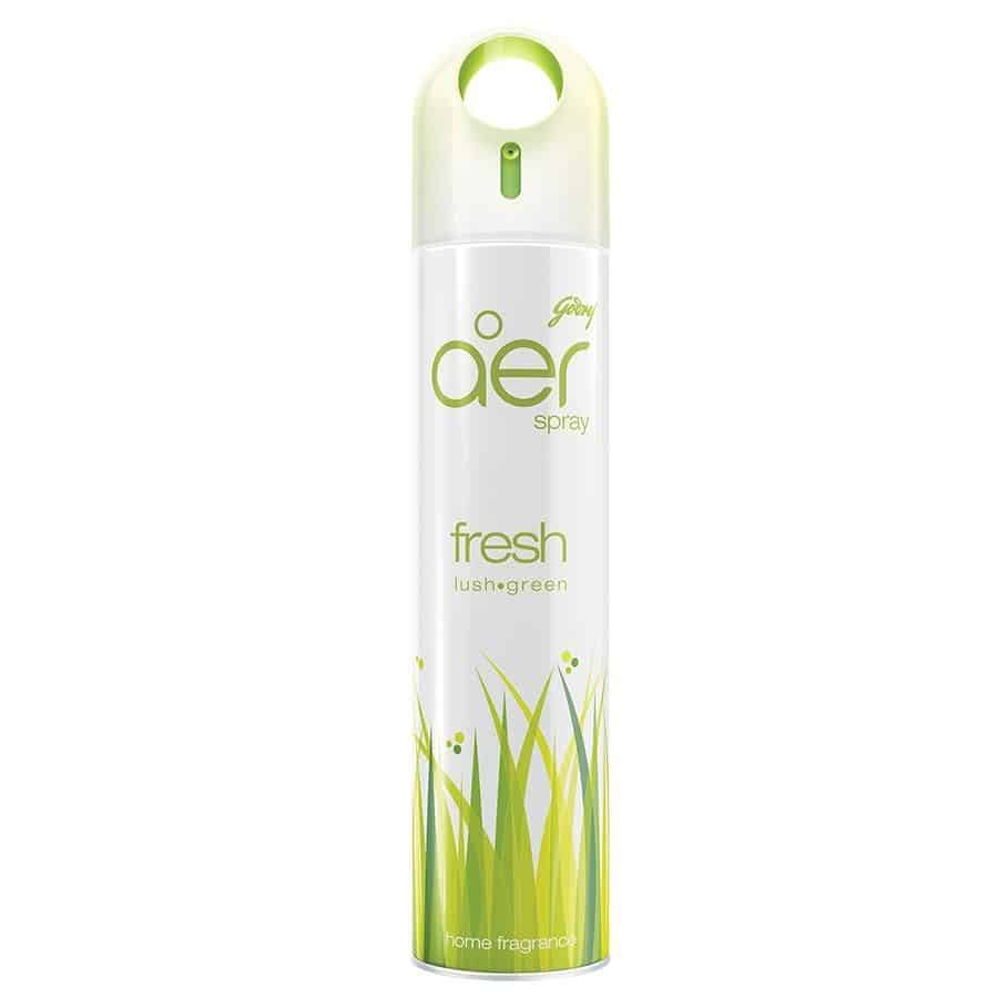 Godrej Aer Spray - Home & Office Air Freshener, Fresh Lush Green
