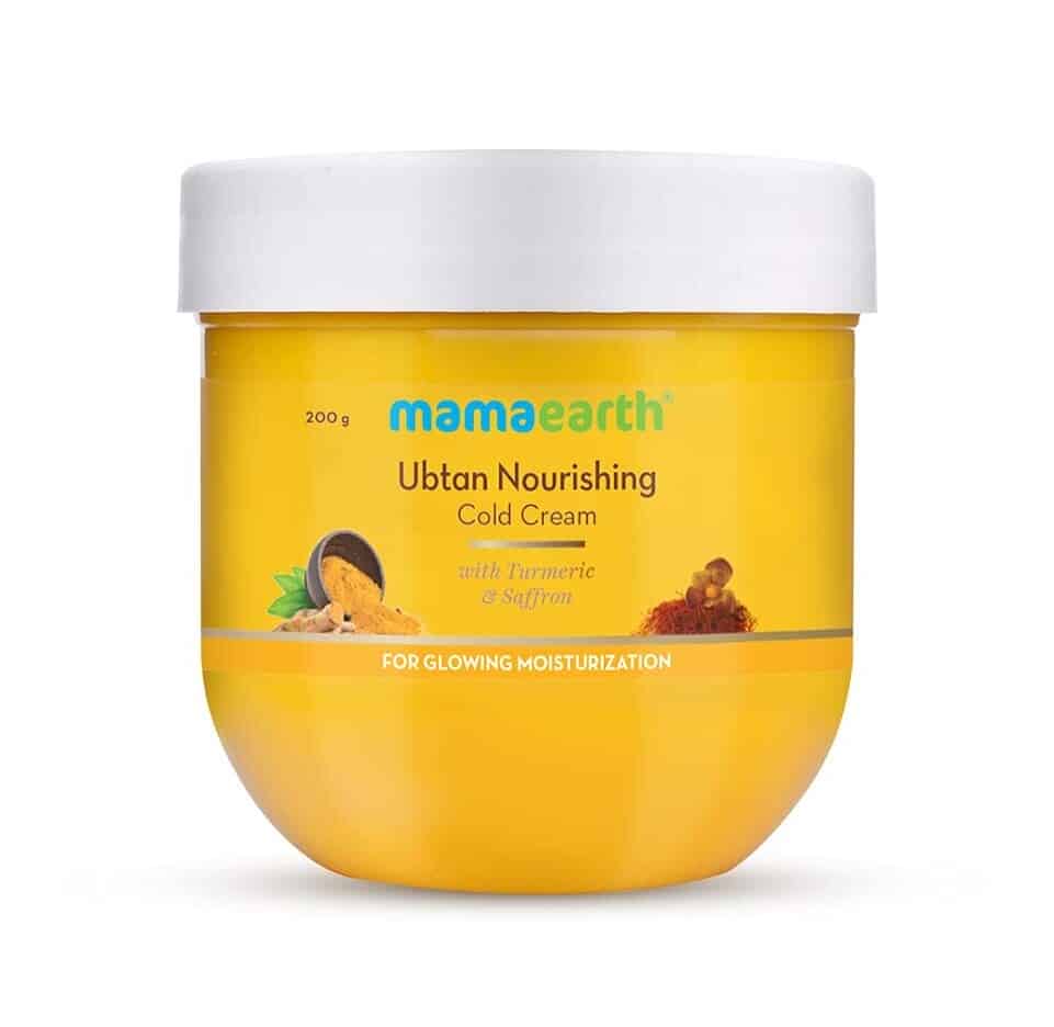 Mamaearth Ubtan Nourishing Cold Cream for Glowing Moisturization, 200g