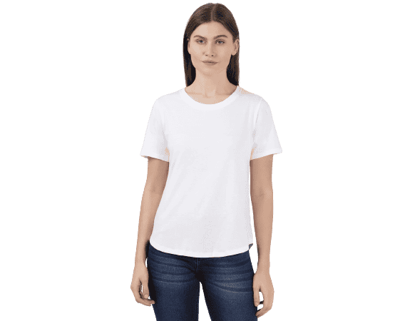 Jockey White Crew Neck T-Shirt, Style #AW88