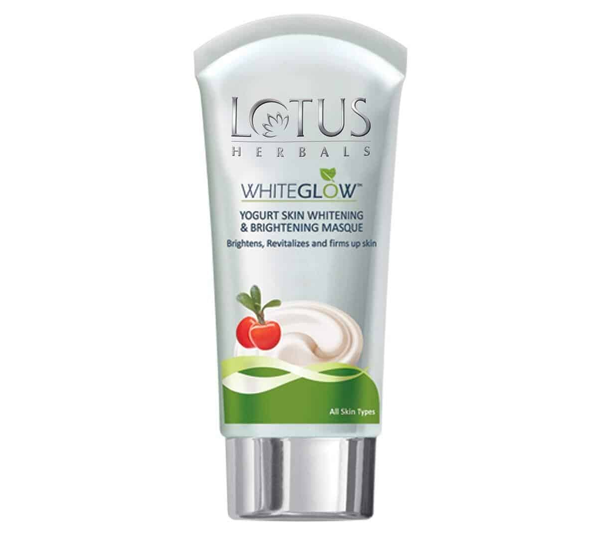 Lotus Herbals Whiteglow Yogurt Skin Brightening Masque, 80g