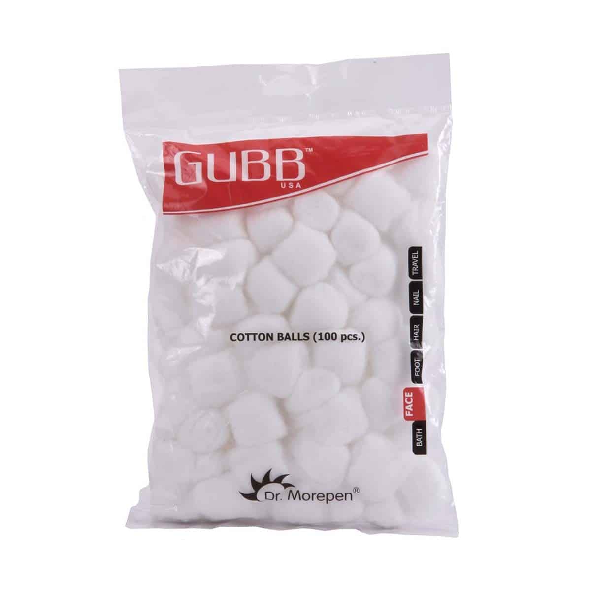 Gubb Cotton Balls White, 100S