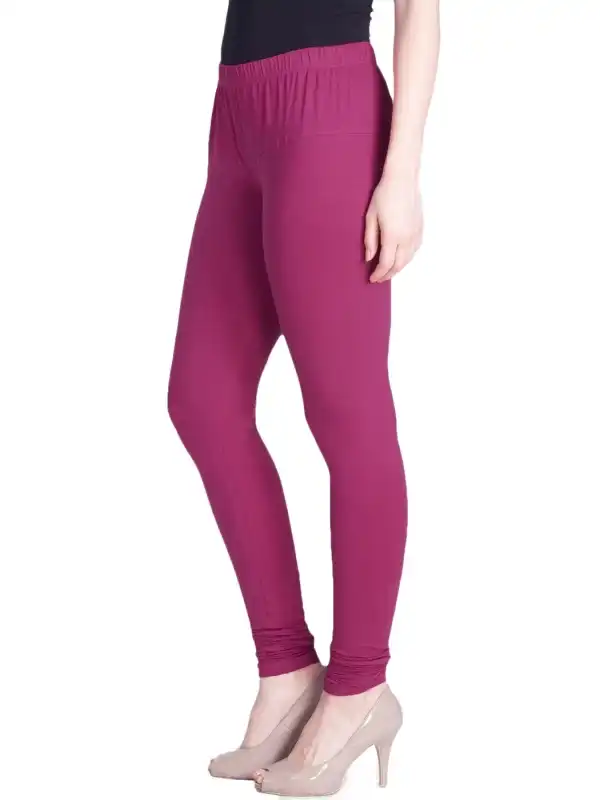 Lyra Dark Pink Premium Churidaar Leggings  Lyra IC 82 FS 1PC