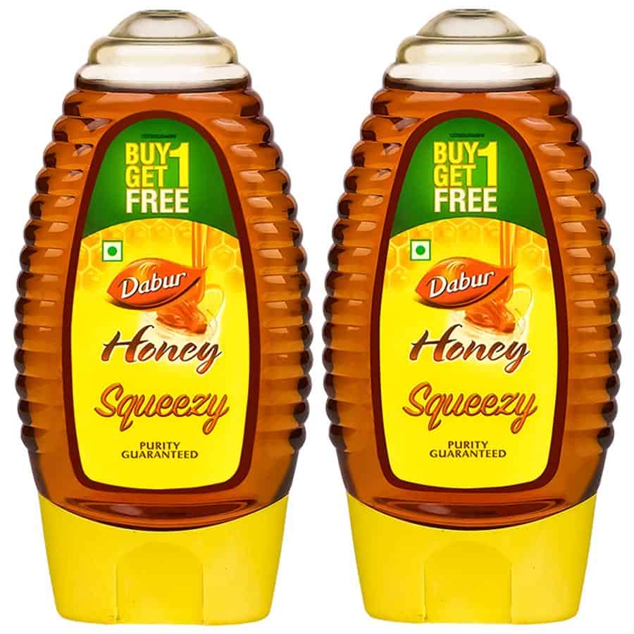 Dabur Honey Squeezy Pack 225g (Buy 1 Get 1 Free)