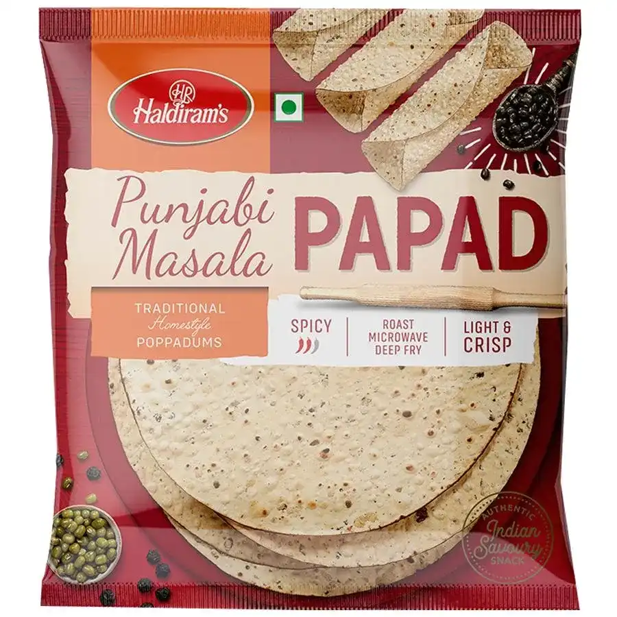 Haldiram's Punjabi Masala Papad, 200g