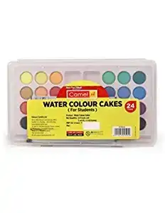 Camel Student Water Color Cakes - 24 Shades