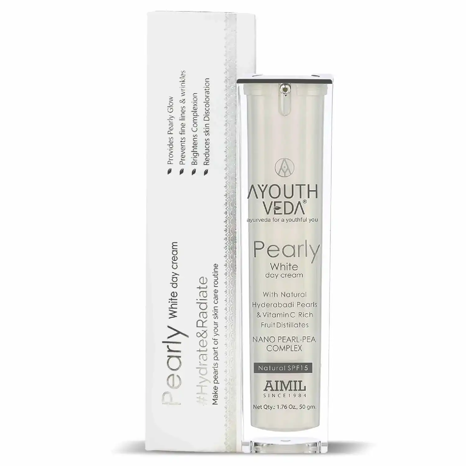 AyouthVeda Pearly White Day Cream 50g