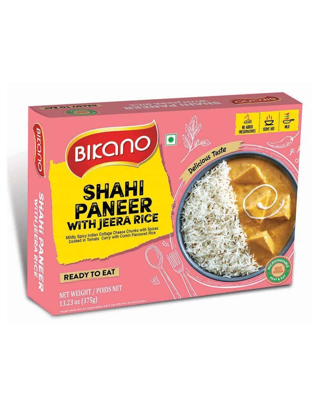 Bikano Shahi Paneer with Jeera Rice, 375g