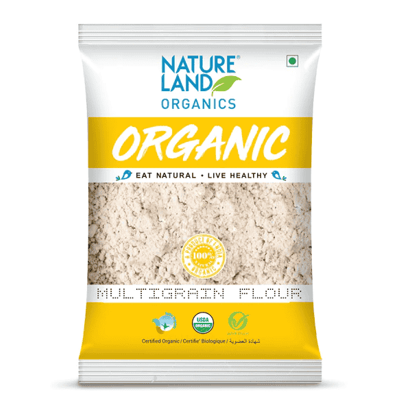 Natureland Organics Multigrain Flour, 750g