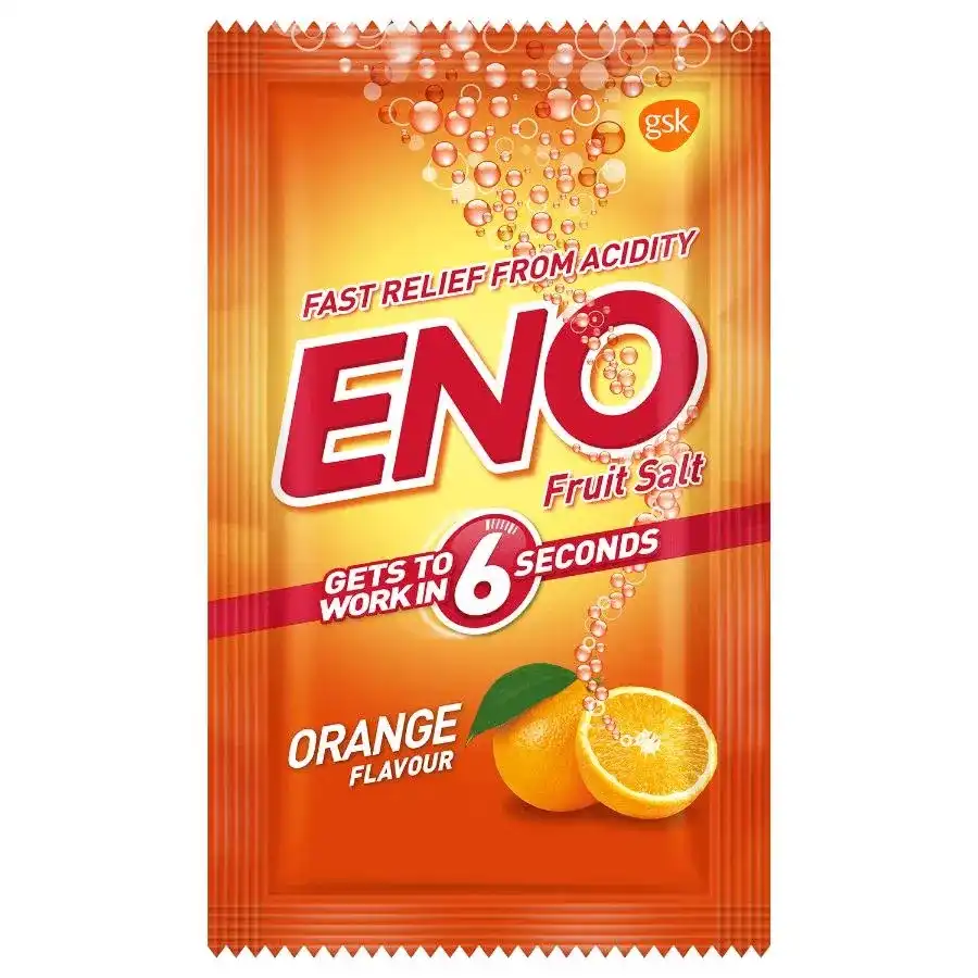 Eno Fruit Salt Orange - Sachet, 5g