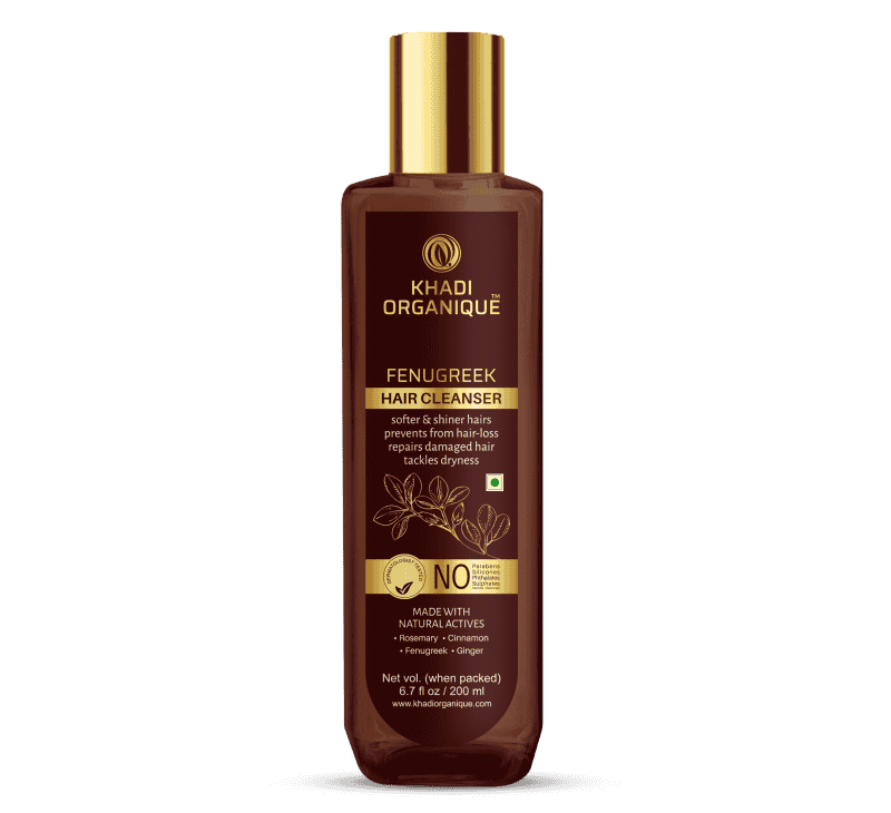 Khadi Organique Fenugreek Hair Cleanser, 200ml