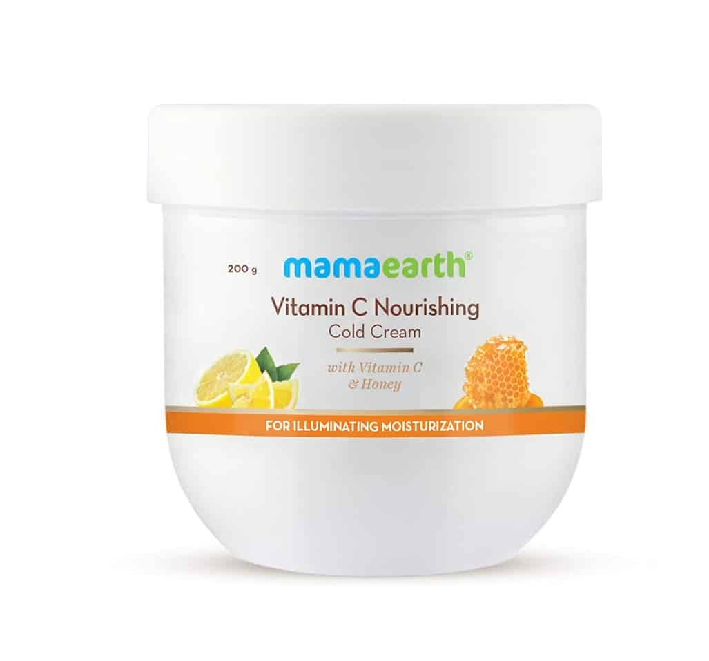 Mamaearth Vitamin C Nourishing Cold Cream for Illuminating Moisturization, 200g