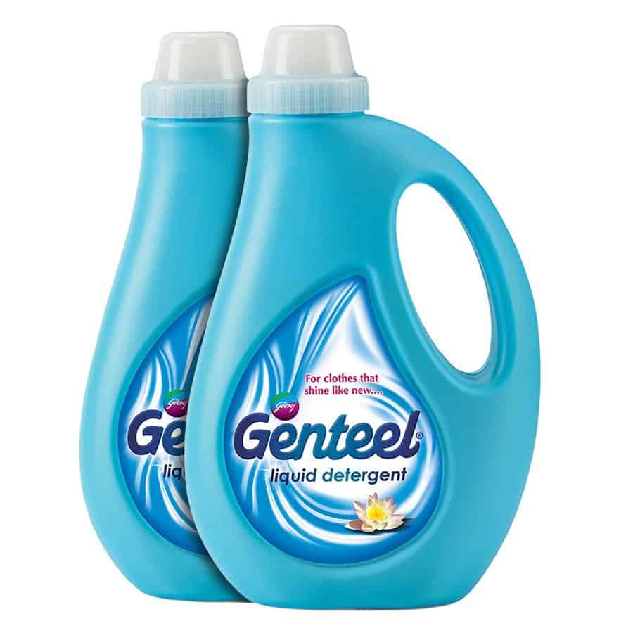 Godrej Genteel Liquid Detergent, 1 Kg (Buy 1 Get 1 Free)