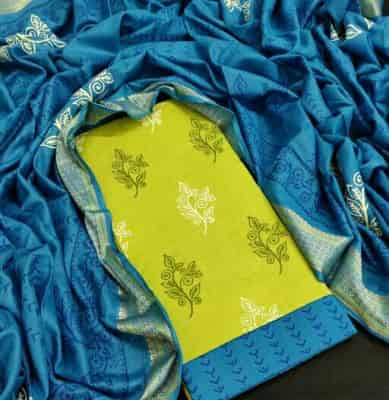 Women's Petite Cotton Salwar Suits & Dress Materials