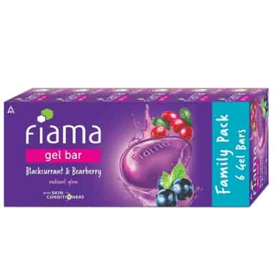Fiama Gel Bar Blackcurrant and Bearberry, 125g (Count of 6)