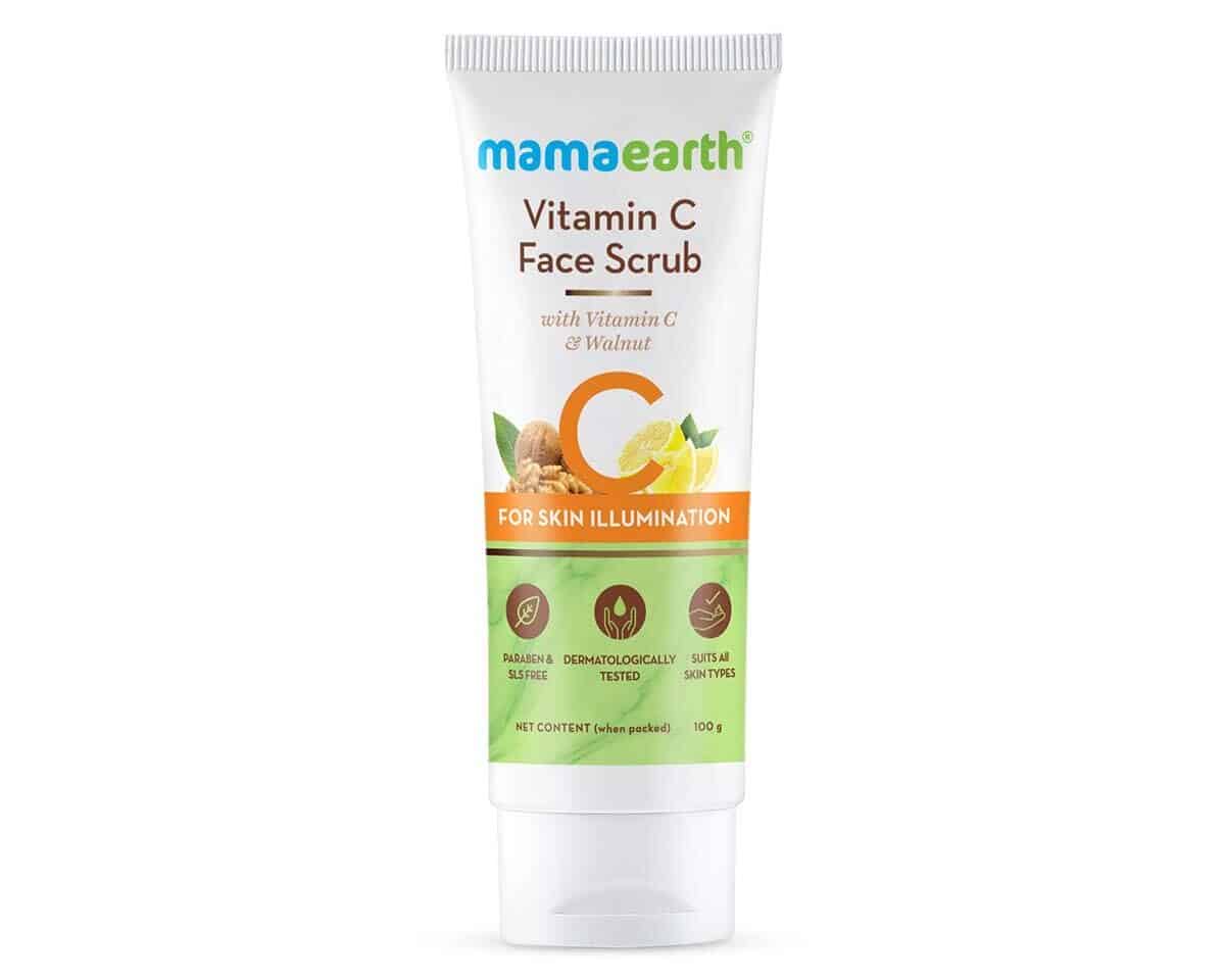 Mamaearth Vitamin C Face Scrub for Skin Illumination, 100g
