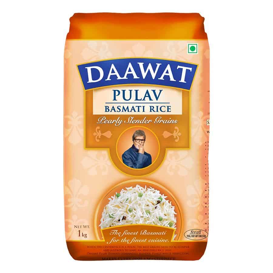 Daawat Pulav Basmati Rice, 1 Kg