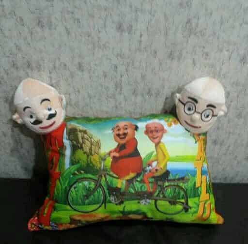 Printed Velvet Raising Pillow