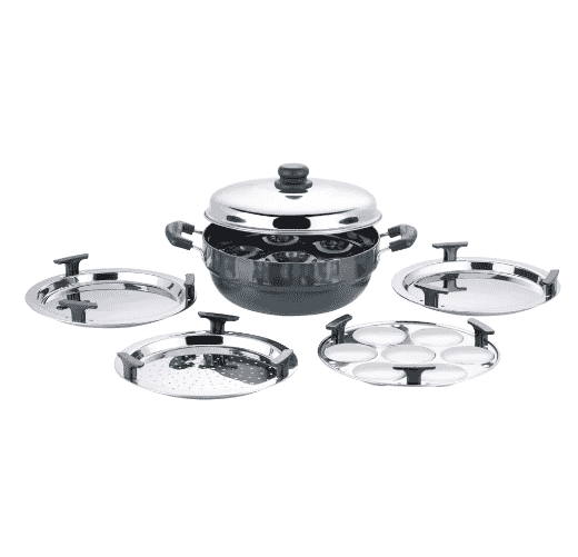 Vinod Hard Anodised Multi Kadai - 26 cm Induction Friendly ( MUKD-26)