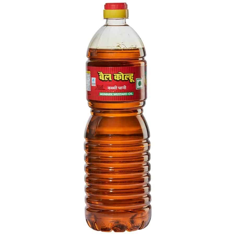 Bail Kolhu Kachi Ghani Mustard Oil, 1 Liter