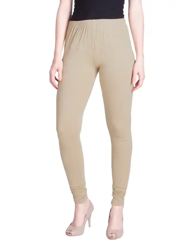 Beige Premium Churidaar Leggings  Lyra IC 18 FS 1PC