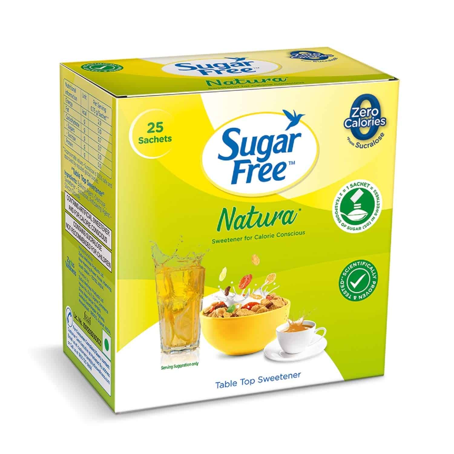 Sugar Free Natura, 25 Sachet