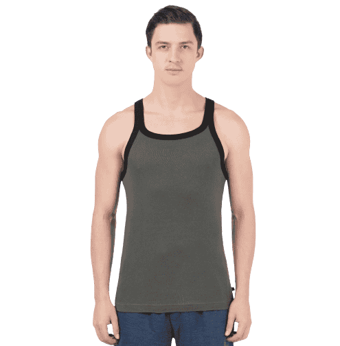 Deep Olive with Assorted Bias Fashion Vest, Style #US27