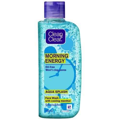 Clean & Clear Morning Energy Aqua Splash Blue Face Wash