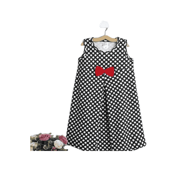 Fancy Girls Cotton Sleeveless Frocks & Dresses